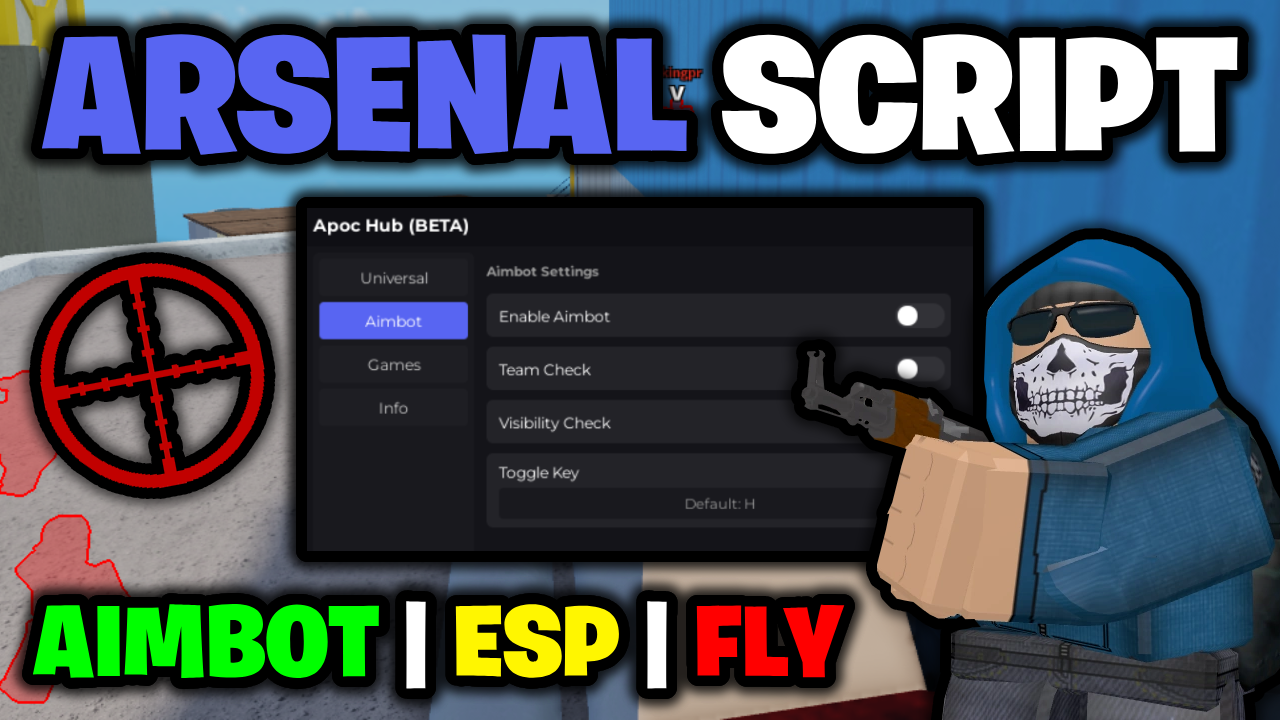 Arsenal Script – Aimbot, ESP, Fly & More! [Works On Mobile & PC] 🎯💥