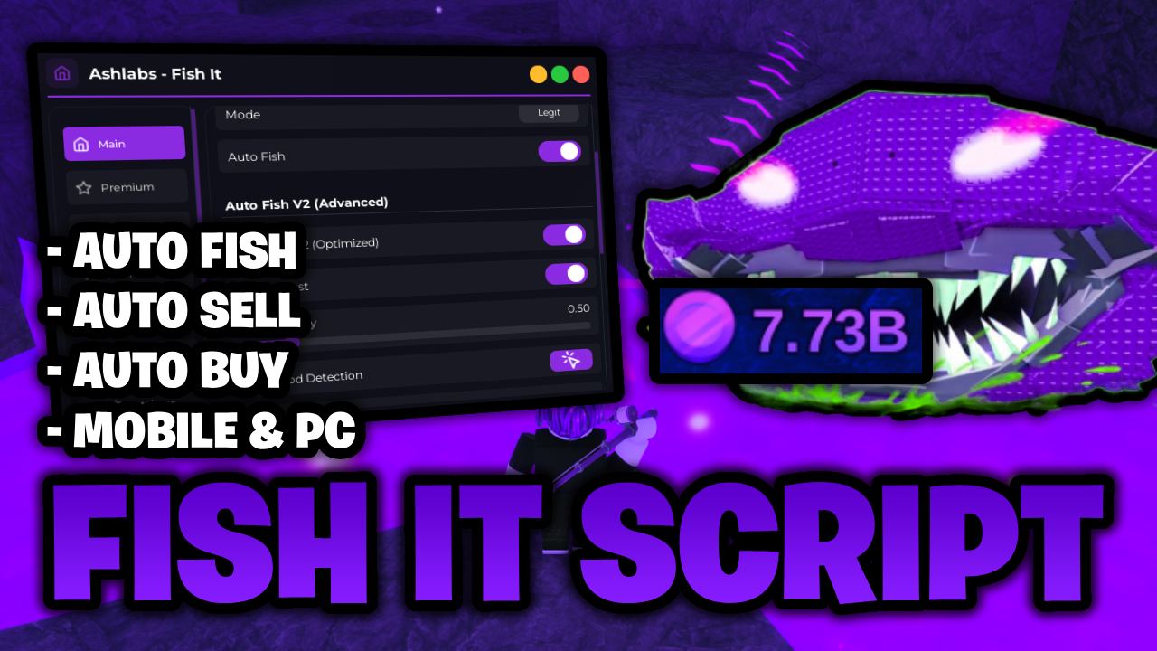 🐟 Fish It Script – Auto Fish, Auto Sell, Auto Buy, & More! (MOBILE & PC)