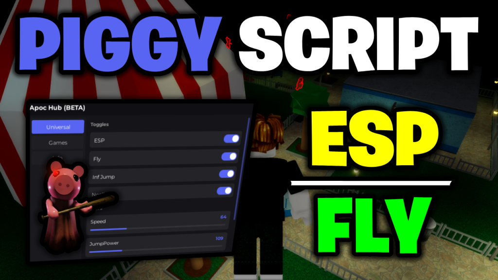 🐷🔪 Piggy Script | ESP, Fly, Infinite Jump, Noclip & More! [Works On Mobile & PC]
